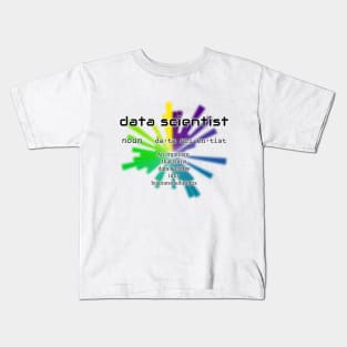 Data Scientist Dictionary Definition | Polar Chart White Kids T-Shirt